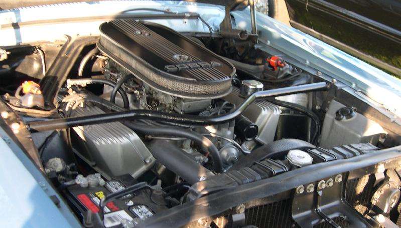 Ford FE 428 Police Interceptor V8 with dual four-barrel carburetors in a 1967 Shelby GT500 engine bay