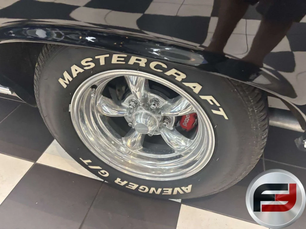 American Racing aluminum wheel with disc brake
