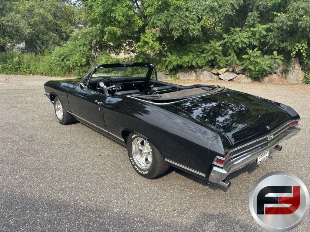 1968 Chevrolet Chevelle SS convertible rear three-quarter view outdoors