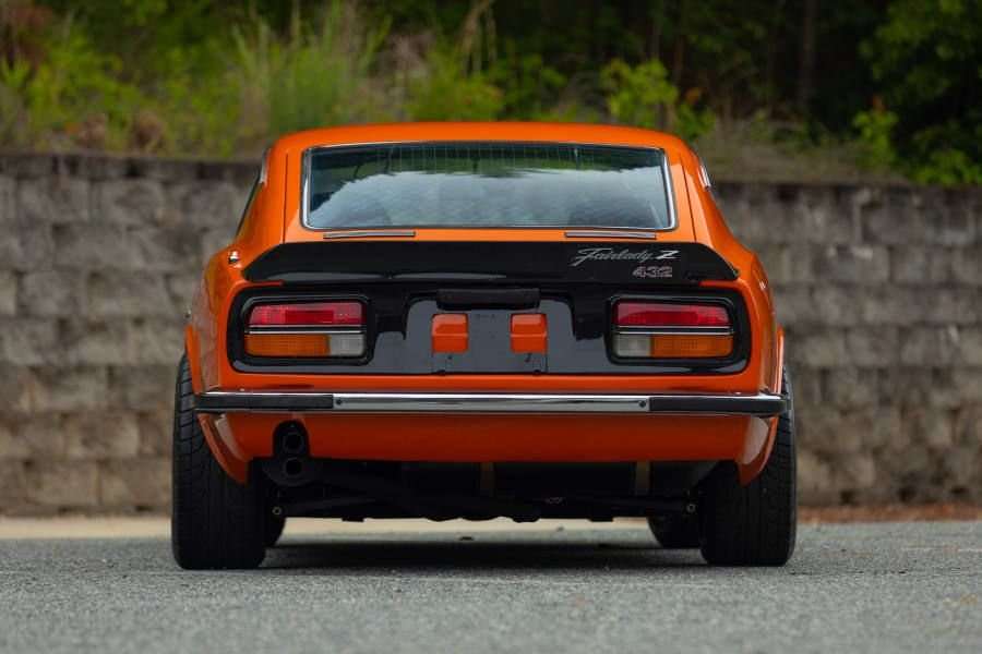 Rear view of the 1969 Datsun Fairlady Z432