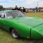 1969 Dodge Charger Daytona with its pointed sheet-metal nose cone