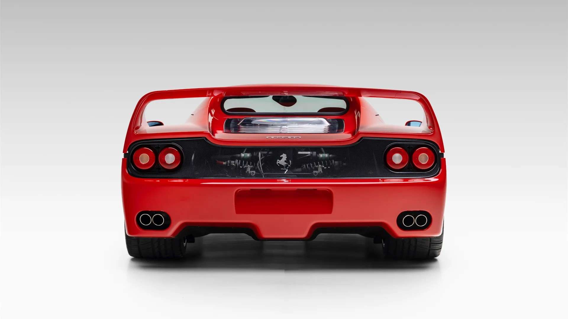 Rear view of the 1997 Ferrari F50 offered at Broad Arrow Las Vegas