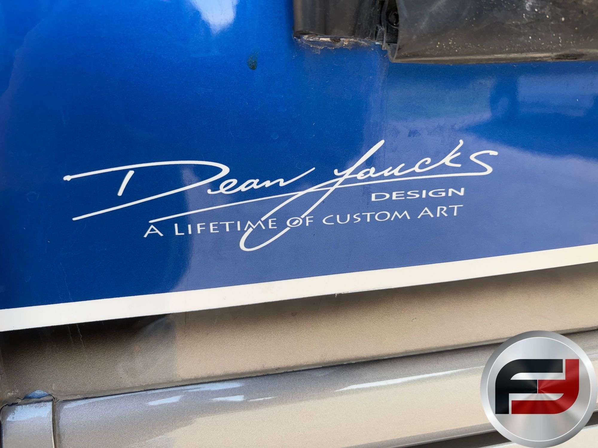 Signed custom paint artwork on the 2017 Dynamax DX3 37TS