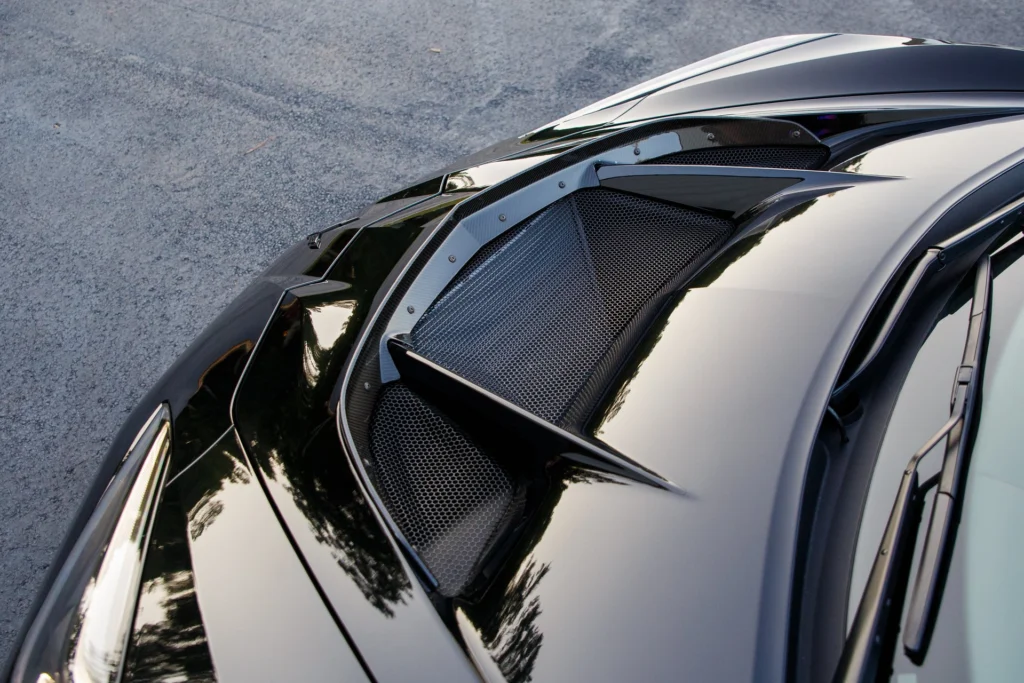Carbon fiber aero detail on the 2026 Chevrolet Corvette ZR1