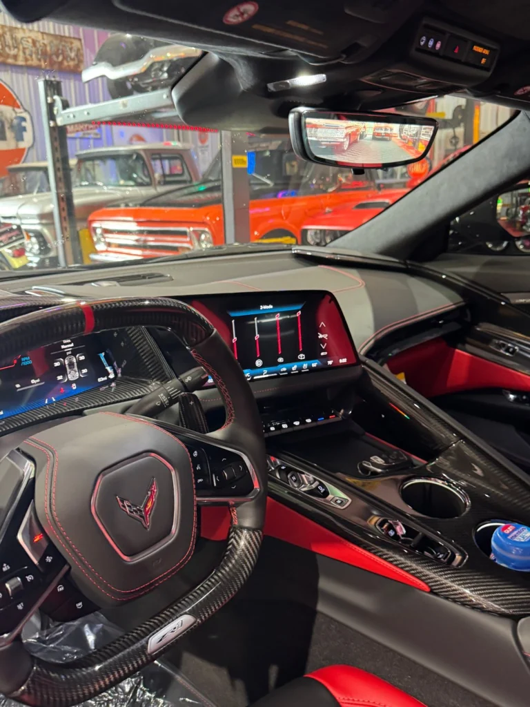 Driver cockpit and dashboard of the 2026 Chevrolet Corvette ZR1