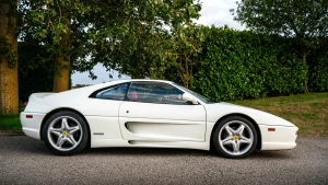A White Six-Speed F355 With 34,943 Miles Is at £138,000 With a Day to Go. The Paperwork Will Set the Final Price - featured image