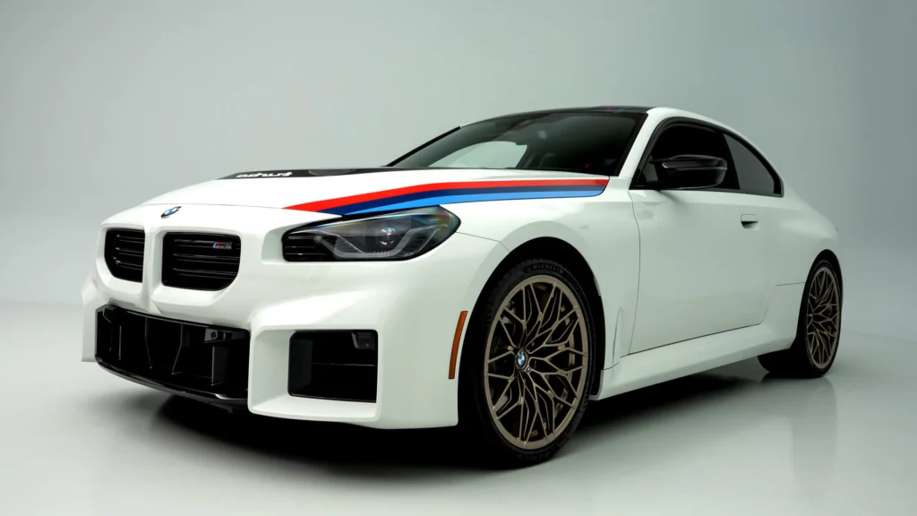BMW M2 Turbo Design Edition with Gold Bronze M Performance forged wheels and carbon roof