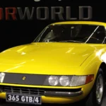 Ferrari 365 GTB/4 Daytona berlinetta shown at a European motor show