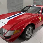 Collector Market Brief: Three Cars Where One Number Won’t Line Up Silver 1971 Ferrari 365 GTB/4 Daytona Competizione in Group 4 racing trim displayed in the Prince of Monaco’s car collection