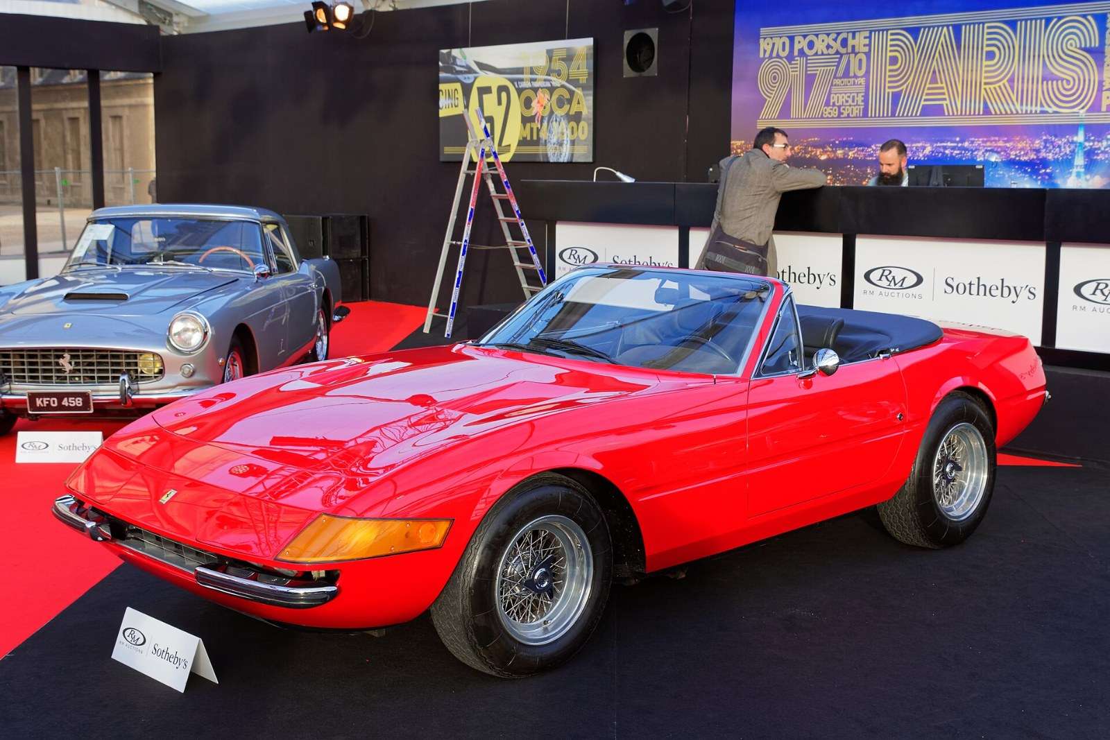 Factory Ferrari 365 GTS/4 Daytona Spider by Scaglietti, the open version that carries the market premium