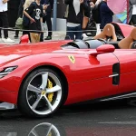 Ferrari Monza SP2 Value Nearly Doubled in Three Months. One Sale Did the Work. Red Ferrari Monza SP2 speedster in side profile; Ferrari Monza SP2 value nearly doubled at auction in 2026