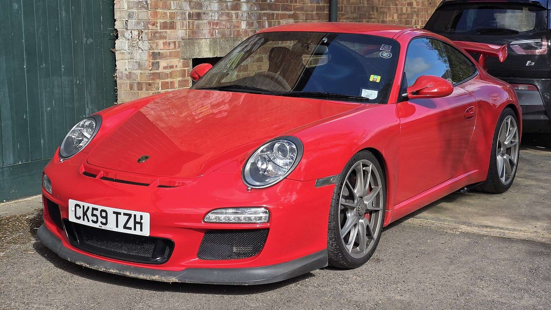 A 2010 Porsche 911 (997.2) GT3 in profile, the generation whose Hagerty values rose an average of 64% in the third quarter of 2026