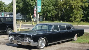 Lot of the Day: A No-Reserve Lehmann-Peterson Lincoln Limousine Is at $10,000 on BaT, and Its Chassis Says 1966 - featured image