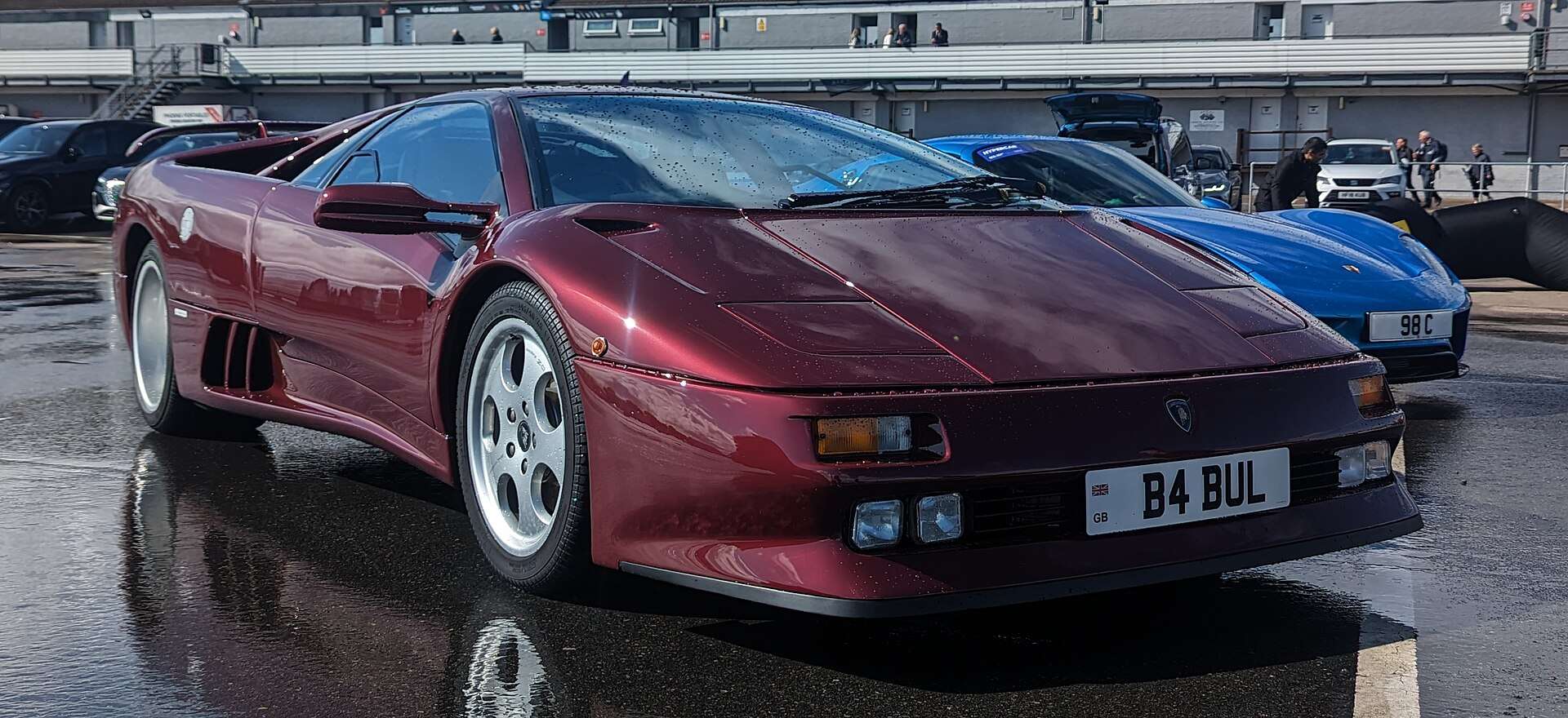 A 1994 Lamborghini Diablo SE30
