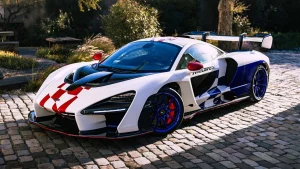 McLaren Senna in Fina Colours: A Rare Commission That Remembers the F1 GTR’s BMW Years - featured image