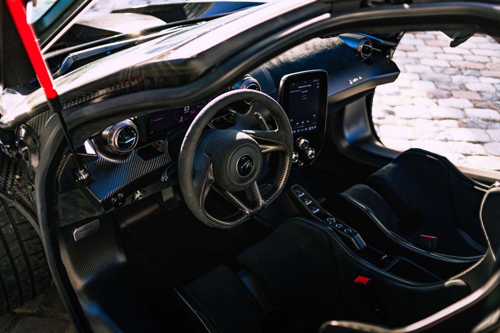 Interior of McLaren Senna chassis 027