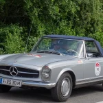 1971 Mercedes 280SL Pagoda silver roadster