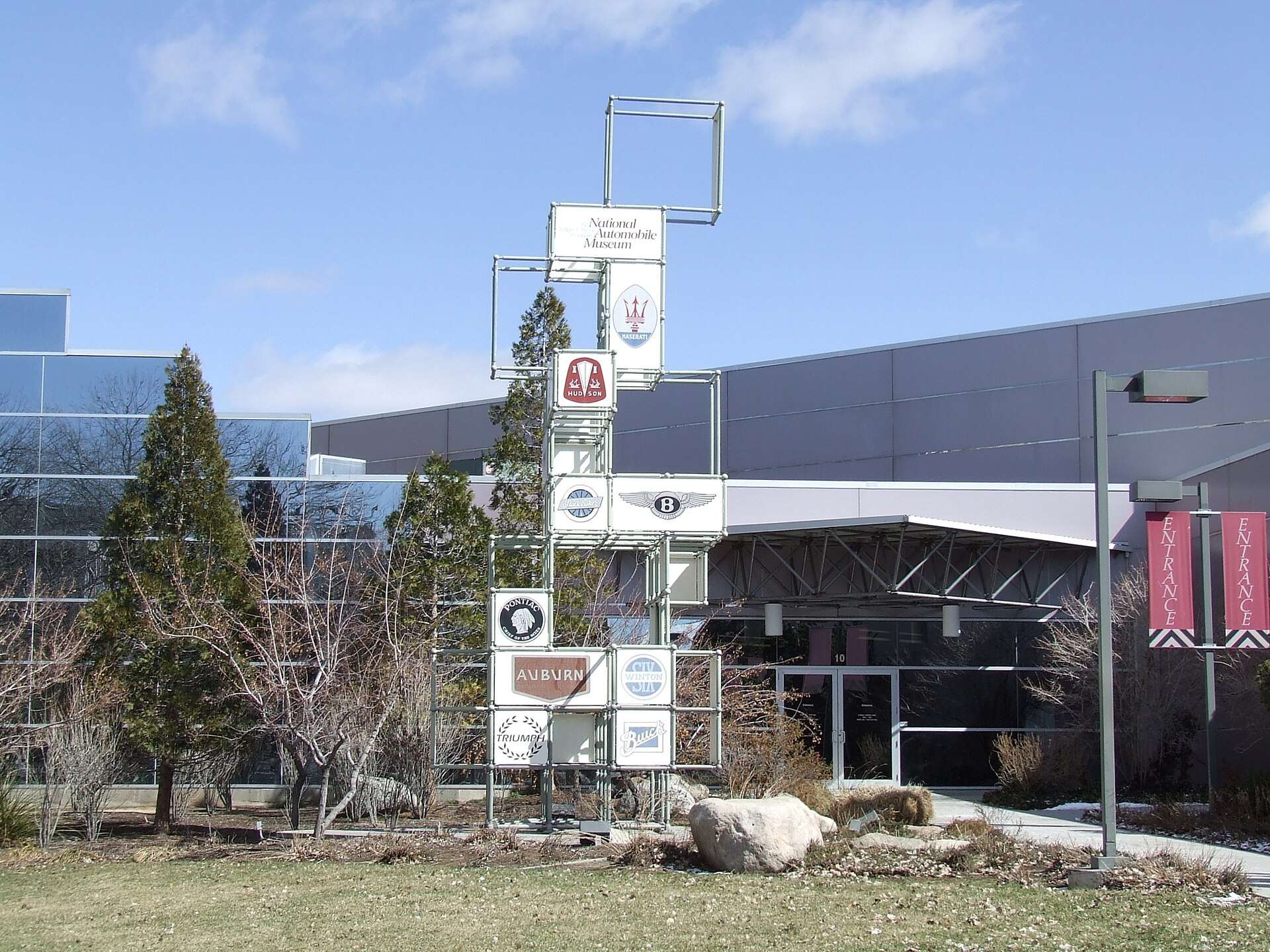 Exterior of the National Automobile Museum in Reno, Nevada, home of the Harrah Collection