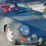 On an Early 911, the Certificate Proves the Spec. Only a Technical Certificate Tests the Engine. Front three-quarter view of a 1968 Porsche 911S Targa, an early air-cooled 911 where documentation shapes value