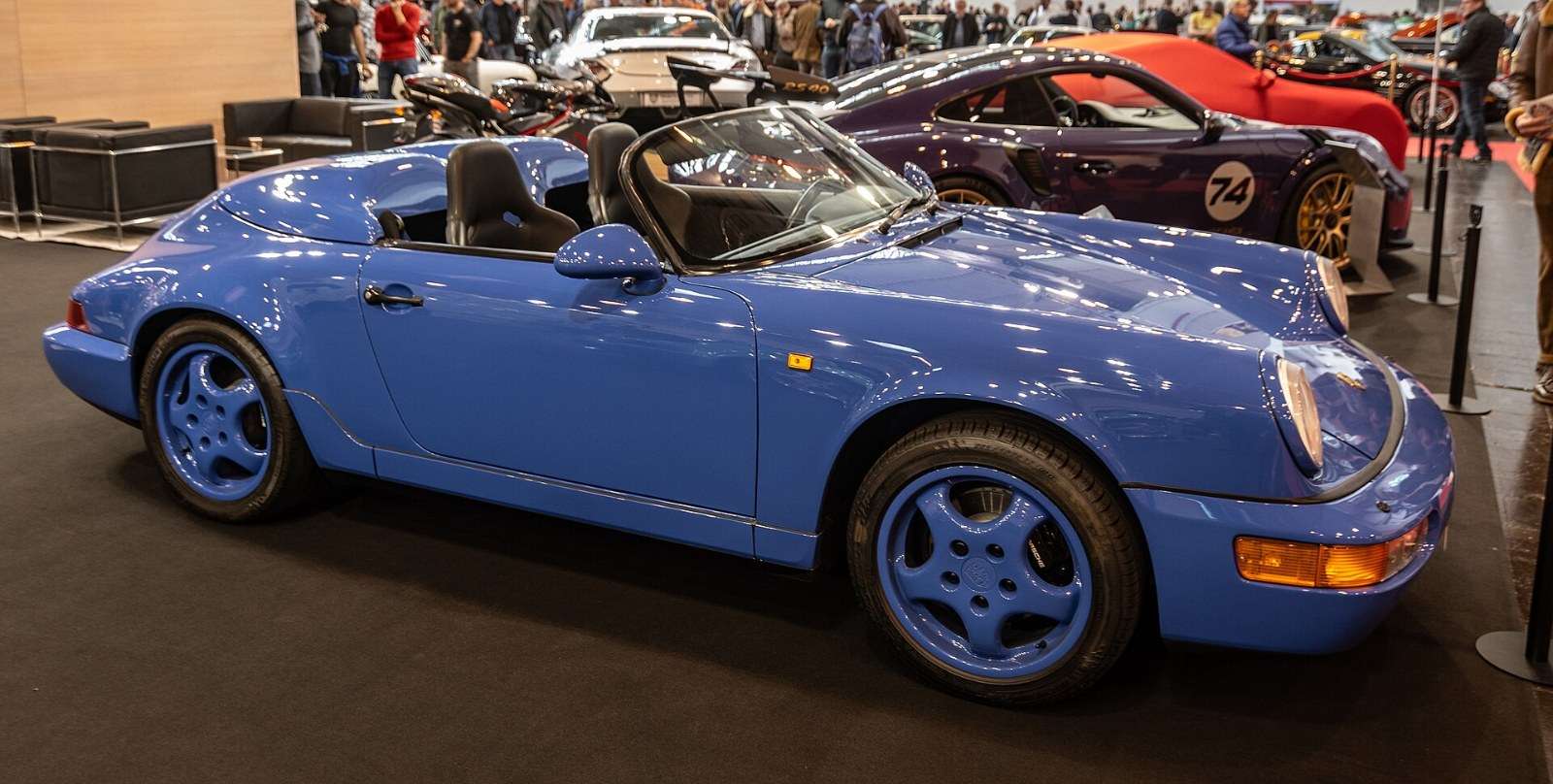Porsche 964 Speedster on display at Technoclassica Essen 2024