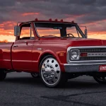 Red 1970 Chevrolet C30 dually restomod from the Classic Truck Dream Giveaway